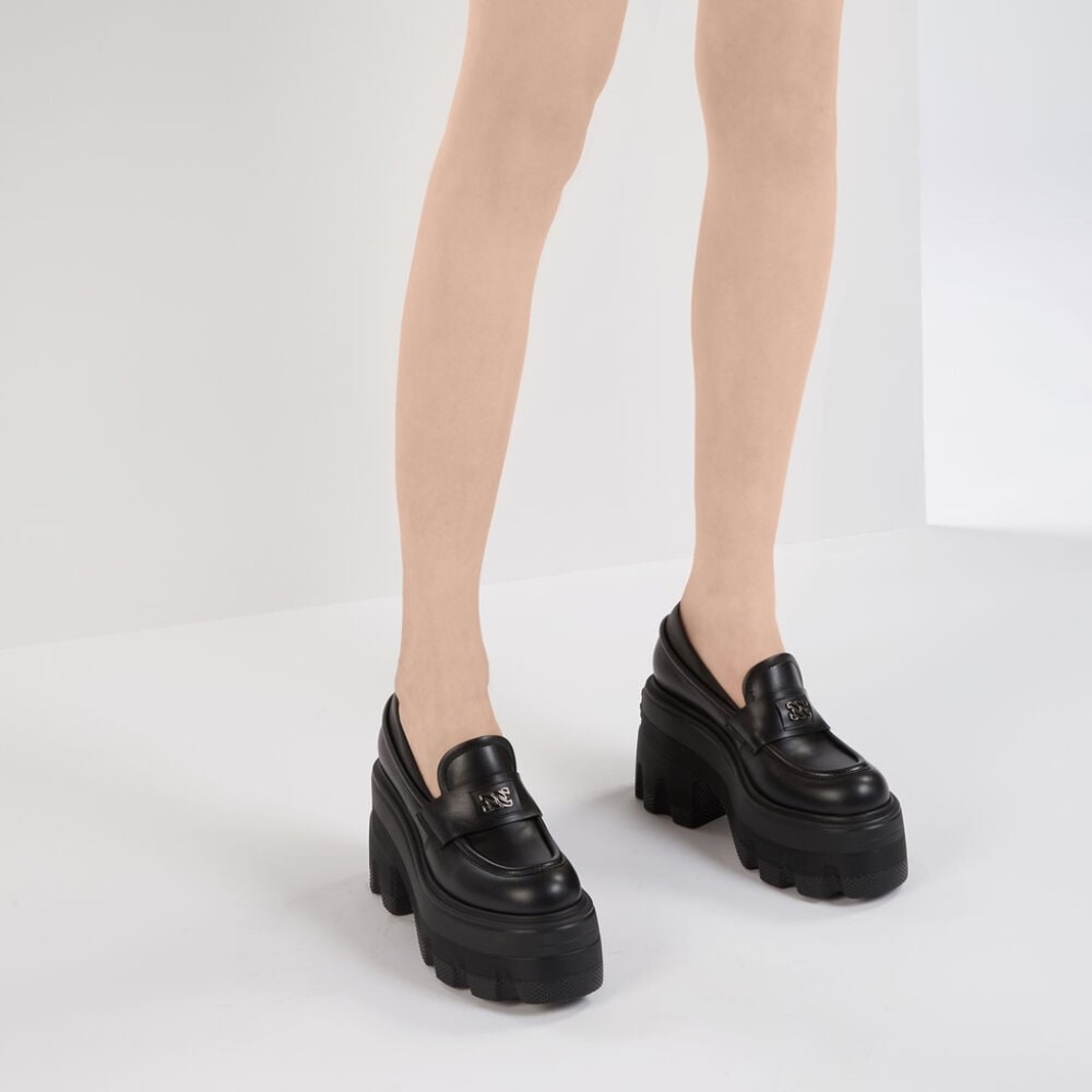 casadei | rock 110mm platform loafers | size: eu 41 (us 11/us 8) - Picture 13 of 14